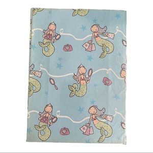 NIP Vintage MERMAID Gift WRAPPING Paper Crafting Decoupage Party